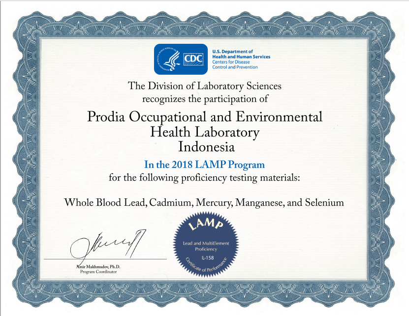 CDC 2018 - Prodia INDTOX Lab