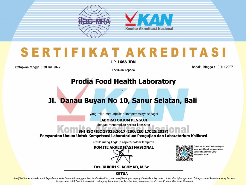 KAN FHL LP 1668 IDN 2022 - Tapak Tilas 4 Tahun Prodia Food Health Laboratory