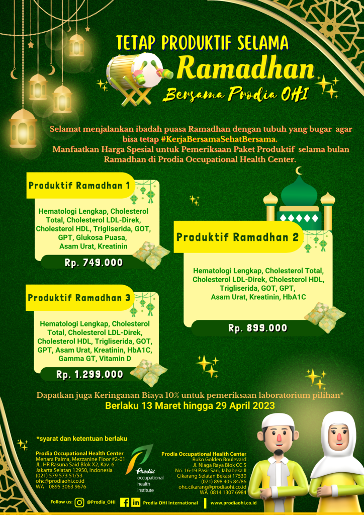 Promo Ramadhan OHC 2 - Tetap Produktif Selama Bulan Ramadhan bersama Prodia OHI