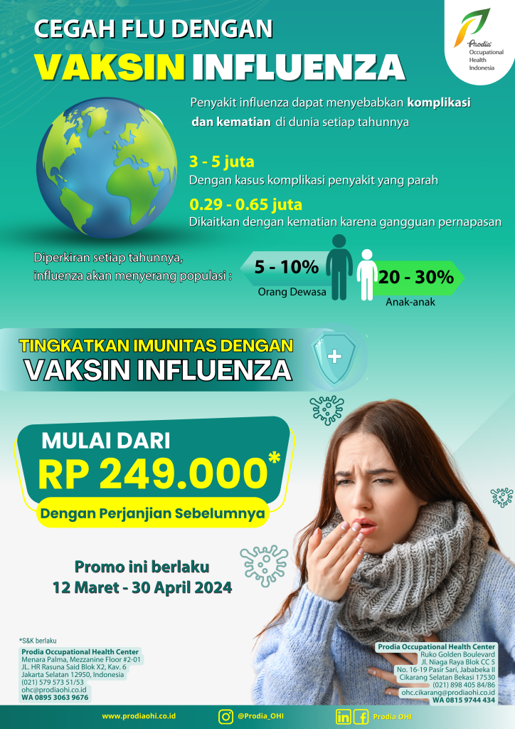 Influenza - Tingkatkan Imunitas Melalui Vaksin Influenza