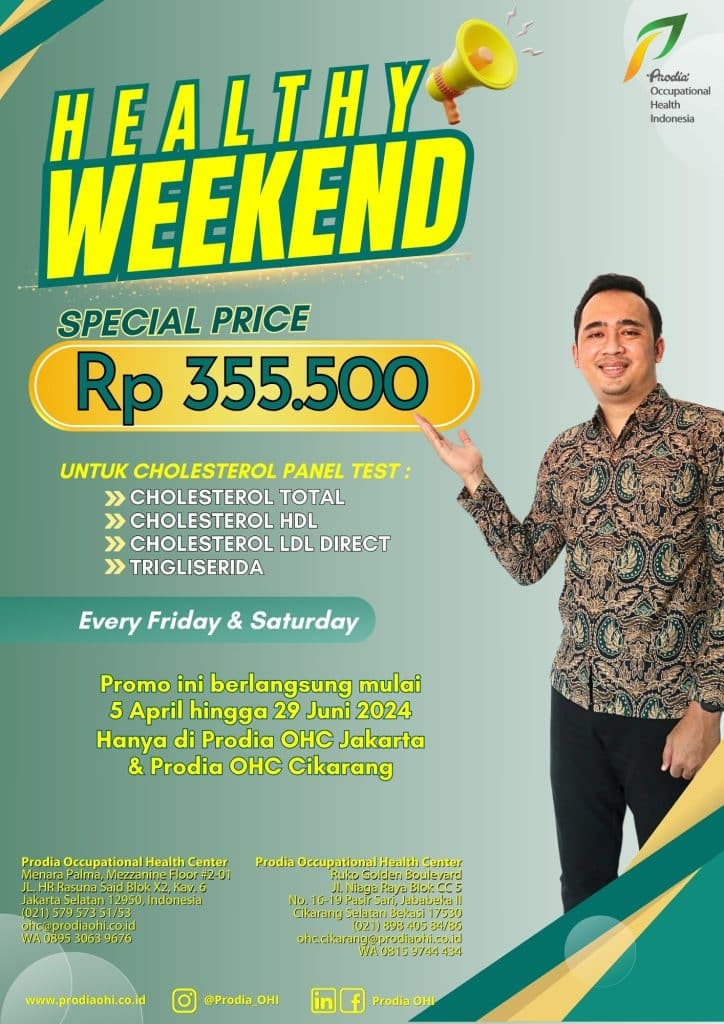 HW triwulan 2 1 - Promo Healthy Weekend (Kolesterol)