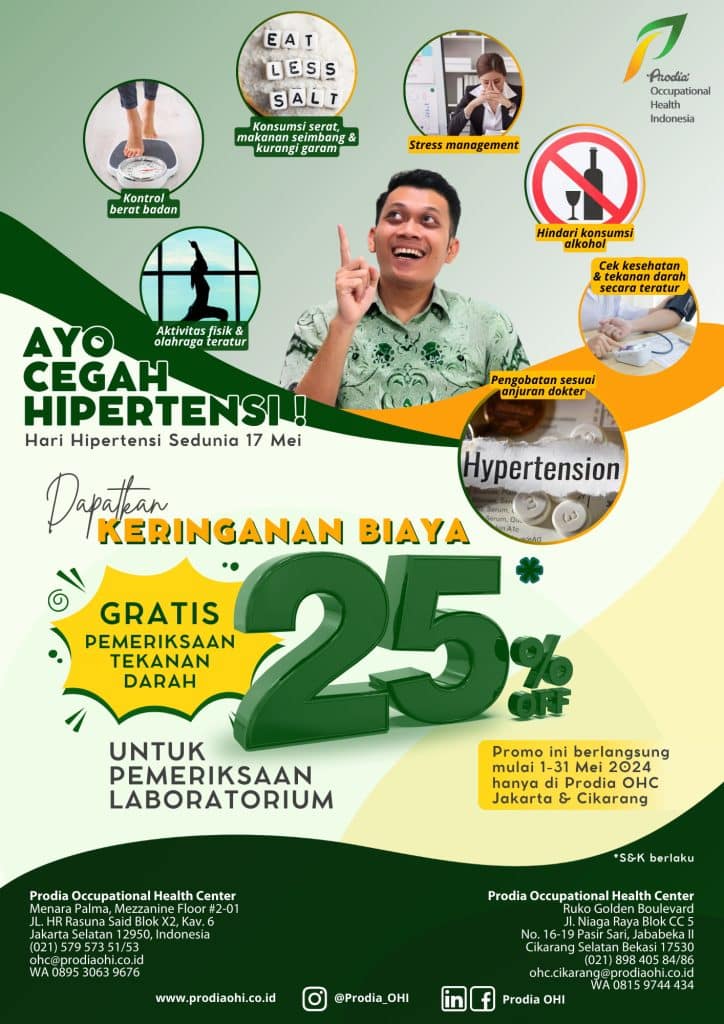 Promo Menyambut Hari Hipertensi Sedunia, gratis pemeriksaan tekanan darah