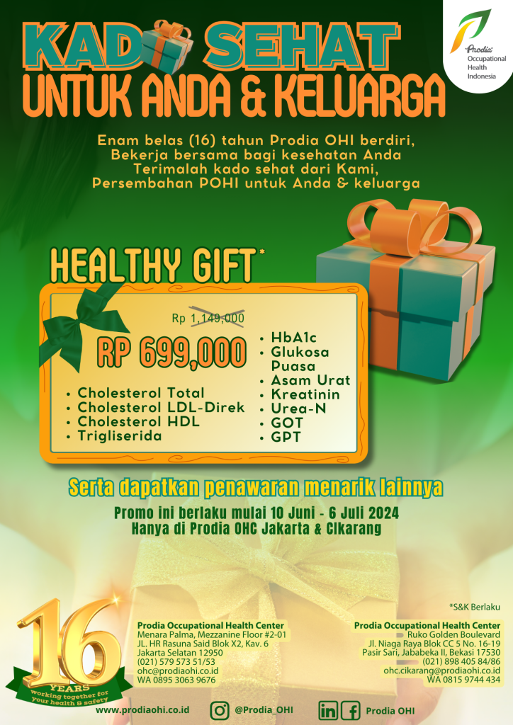 Promo Kado Sehat untuk Anda & Keluarga dalam Rangka HUT POHI ke-16, hanya Rp 699.000