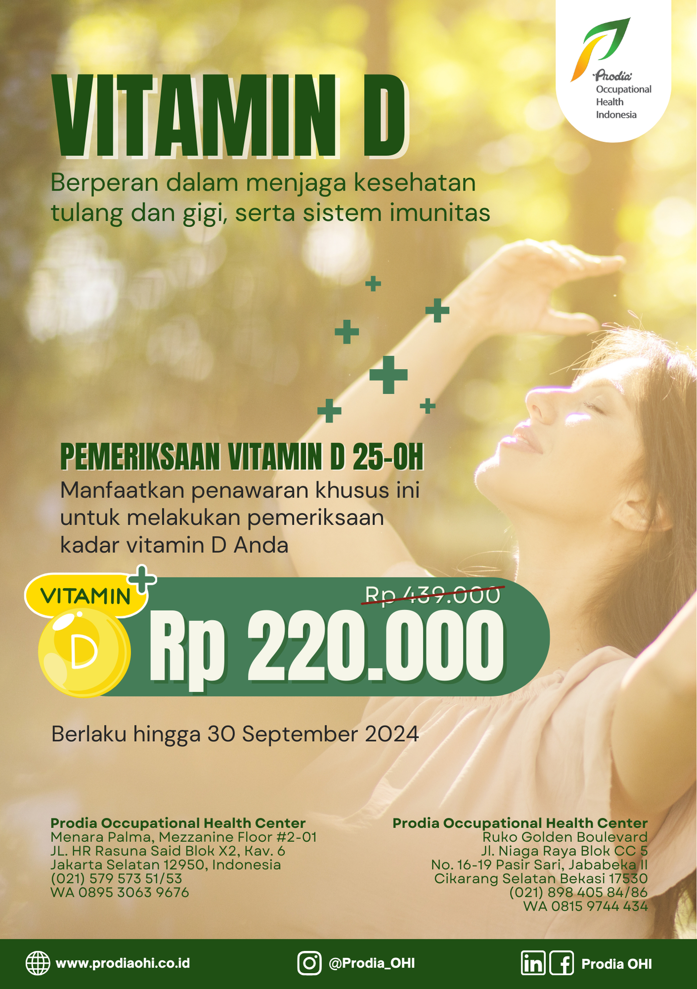 Promo Spesial Pemeriksaan Kadar Vitamin D