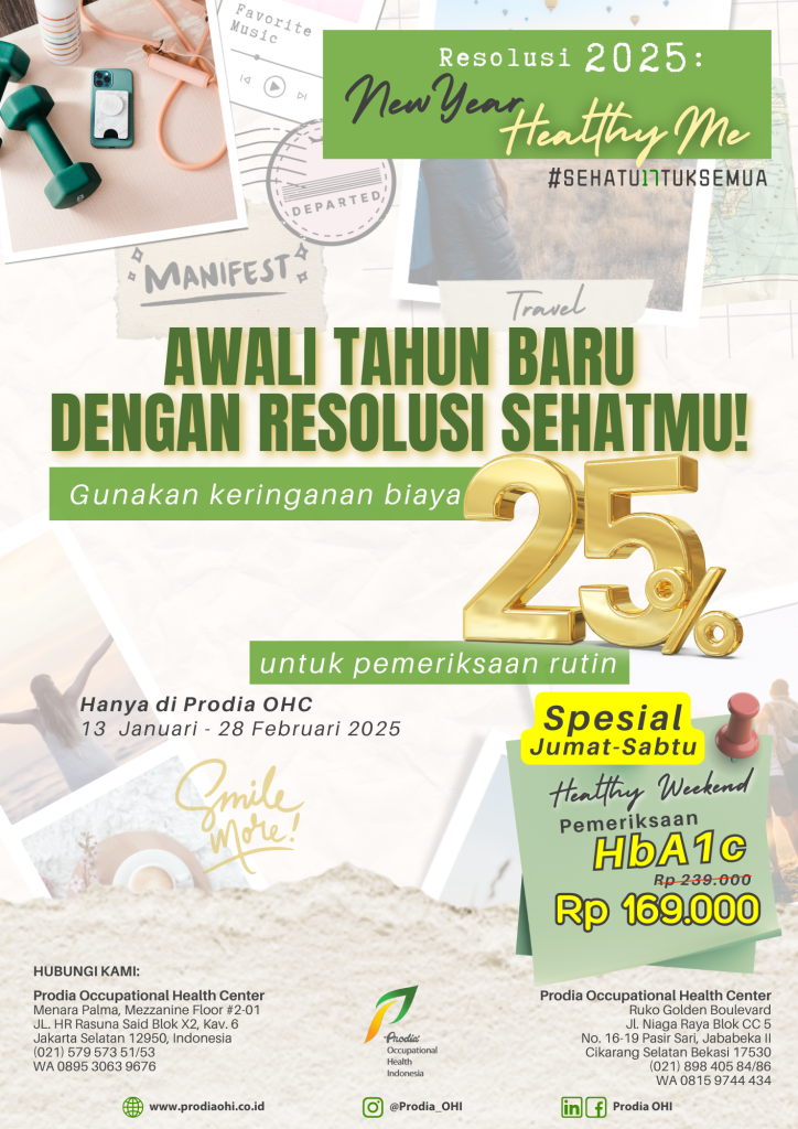 Medical Check Up Promo 25% Hanya di Prodia OHC