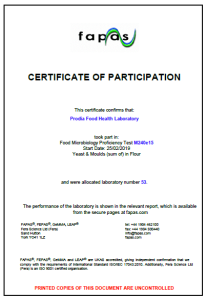 YM tepung - Prodia Food - Health Lab