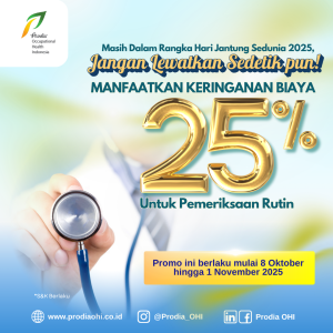 Promo Spesial Oktober 2025 Prodia OHC Keringanan Biaya 25% untuk pemeriksaan lab rutin
